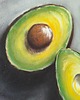 obrazy Awokado Obraz Olejny 40x40 Kuchnia Jadalnia Nowoczesny Loft Avocado 7
