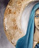 obrazy Sybilla II, kobieta obraz ręcznie malowany obrazy do salonu 4