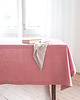 obrusy i serwetki Lniany obrus z listwą heavy linen DUSTY PINK 2
