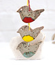 Ozdoby na ścianę Ceramiczne ptaszki brzuszki 5