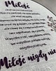Ozdoby na ścianę Ręcznie haftowany tamborek dla pary, ślub, pamiątka, rocznica 1