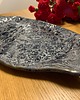patery i talerze Ceramiczna patera SILVERY na świece 3
