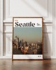 plakaty Minimalistyczny plakat Seattle USA 3