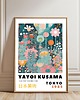 plakaty PLAKAT dekoracyjny , maki Yayoi Kusama, wystawowy, kwiaty 1