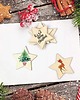 akcesoria różne Scrapki drewniane gwiazdki ze sklejki 5x5cm 200SZT 2