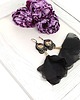kolczyki soutache Czarne kolczyki sutasz z kwiatami Tancerki 3