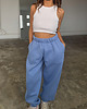 spodnie dresowe damskie Spodnie Cool sky blue 1