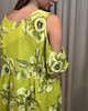 sukienki maxi damskie Lniana sukienka Verde 3