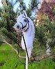 zabawki - inne Hobby horse A3 siwy biały koń na kiju 8