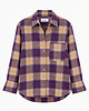 koszule damskie Koszula Intense cotton beige violet poduchy 1