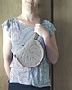 saszetka nerka ROUNDBAG mini z monsterą nerka na pas 3