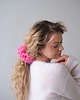 gumki do włosów Scrunchie Nasturcja, gumka do włosów, handmade 6