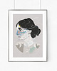 grafiki i ilustracje Virginia Woolf A3 illustrations art Gicl 1