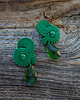 kolczyki soutache Zielone  kolczyki soutache 3