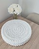 podkładki do kuchni Komplet szydełkowych podkładek pod talerze 4szt-38cm 4