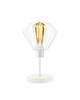 lampy stołowe Industrialna lampka stołowa do salonu z drucianym kloszem GALLE LOFT 3