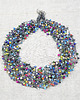 kolie 5879 Kolorowy naszyjnik z koralików szklanych - Ręcznie robiony choker 1