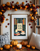 plakaty PLAKAT książki BOOK NOOK retro czytanie books prezent 5