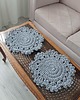 podkładki do kuchni Komplet podkładek ze sznurka 2szt - 38cm 2