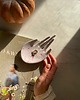 pojemniki na biżuterię Ceramiczna Łapka Handmade Talerzyk na Biżuterię Lolipop w Czarwone Ciapki 4