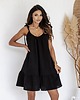 sukienki mini damskie Muślinowa sukienka na ramiączkach HAWAII BEACHES CZARNA 2