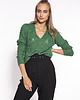 swetry damskie  Rozpinany sweter - SWE267 zielony MKM 1