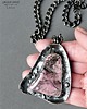 wisiory Unikalny wisior z surowym rodonitem. Oryginalny prezent handmade 3