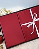 pościel Zestaw pościeli 22 Owce - ELEGANT bawełna satynowa bordo 200x220 cm 2