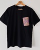 t-shirt damskie Koszulka oversize z kieszonka z upcyclingu 1
