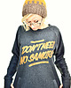 bluza bez kaptura damska Ice Bear Baggy Grey Gold Edition 1