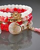 bransoletki z kamieni naturalnych Strawberry sorbet /19-06-23/ set 2