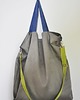torby na ramię Torba hobo XXL- szary, limonka, kobalt 2