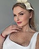 fascynatory Fascynator ślubny NOEMI ECRU z WOALKĄ inne kolory 7