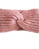 opaski do włosów Wełniana opaska handmade z alpaki i merino, miękka, ciepła, pudrowy róż 2