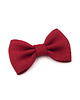 spinki i klamry do włosów Spinka do włosów kokarda z lnu czerwona  Linen Bow 2