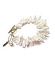 bransoletki - inne Pearls /rose/ perły naturalne biwa -bransoletka 1