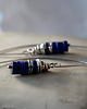 kolczyki srebrne Lapis Lazuli i srebro 1