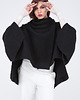 kurtki damskie Cut-up jacket black 3