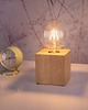 lampy stołowe Lampa Stołowa Trongo okrągła drewniana 2