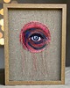 obrazy Obraz haftowany i malowany łapacz snów oko 3D. 4