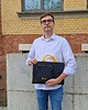 etui na laptopa Personalizowane etui MacBook ciemnoszare rączka żółta 3