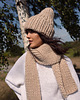 szale damskie Peruvian scarf powder pink 3