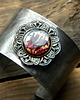 bransoletki wire wrapping roślinne klimaty  - BRANSOLETA MANKIET  CUFF 4