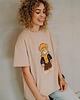 t-shirt damskie T-shirt oversize Axel Teddy dla mamy beige 5