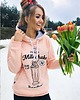 bluza z kapturem damska Brzoskwiniowa bluza Peach Milkshake! 2