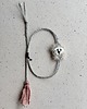 bransoletki - inne Bransoletka handmade z ręcznym haftem - Piesek - unikat 4