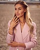chokery Choker z literką Pink Desert 2