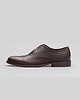 buty męskie Ciemnobrązowe buty męskie oxfordy b002 sznurowane 2