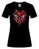 t-shirt damskie Koszulka damska czarna z nadrukiem Fox 1