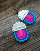 kolczyki soutache Etniczne i kolorowe kolczyki soutache 1